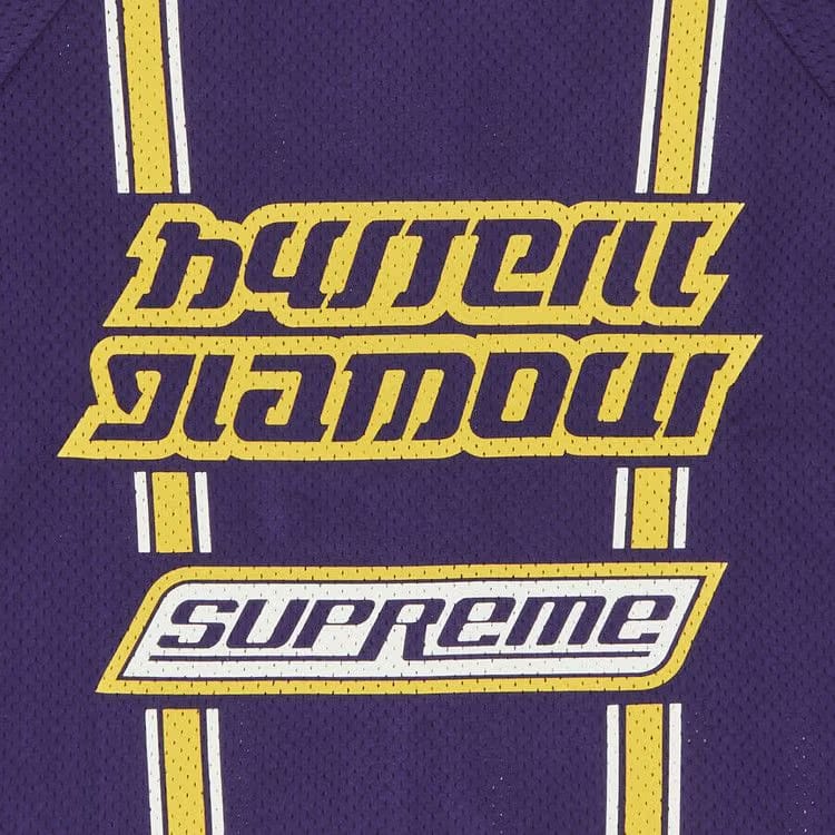 Supreme x HYSTERIC GLAMOUR Mesh Long-Sleeve Top Purple