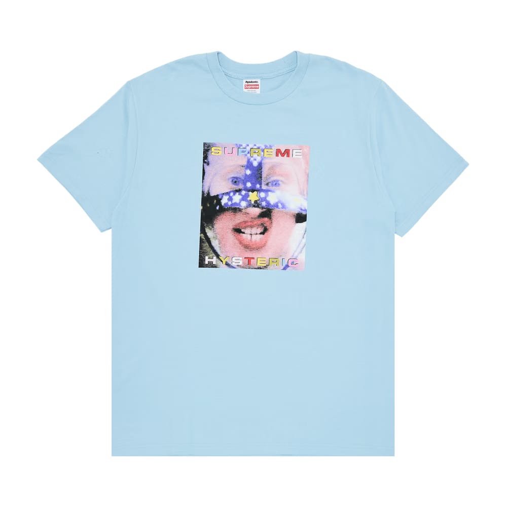 Supreme x HYSTERIC GLAMOUR Headcase T-Shirt Powder Blue