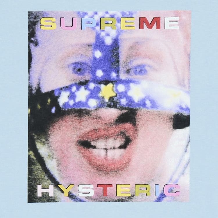 Supreme x HYSTERIC GLAMOUR Headcase T-Shirt Powder Blue
