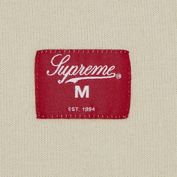 Supreme Paneled Piping Long-Sleeve Top Tan