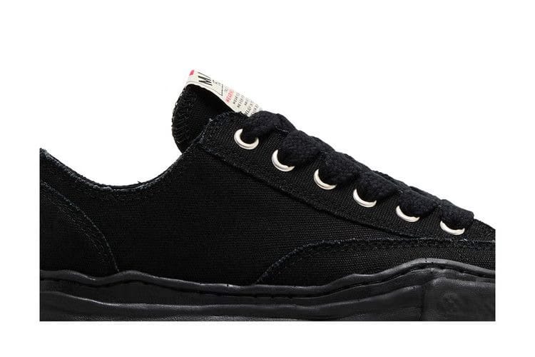 Maison Mihara Yasuhiro Peterson OG Sole Canvas Low Triple Black