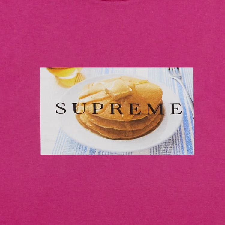 Supreme Pancakes T-Shirt Fuchsia