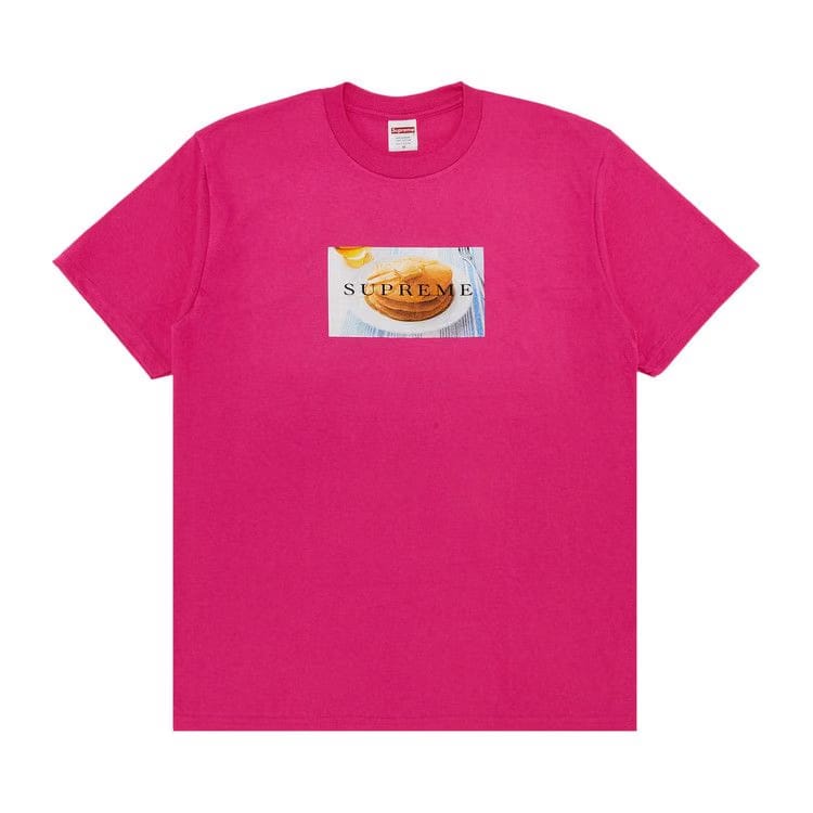 Supreme Pancakes T-Shirt Fuchsia