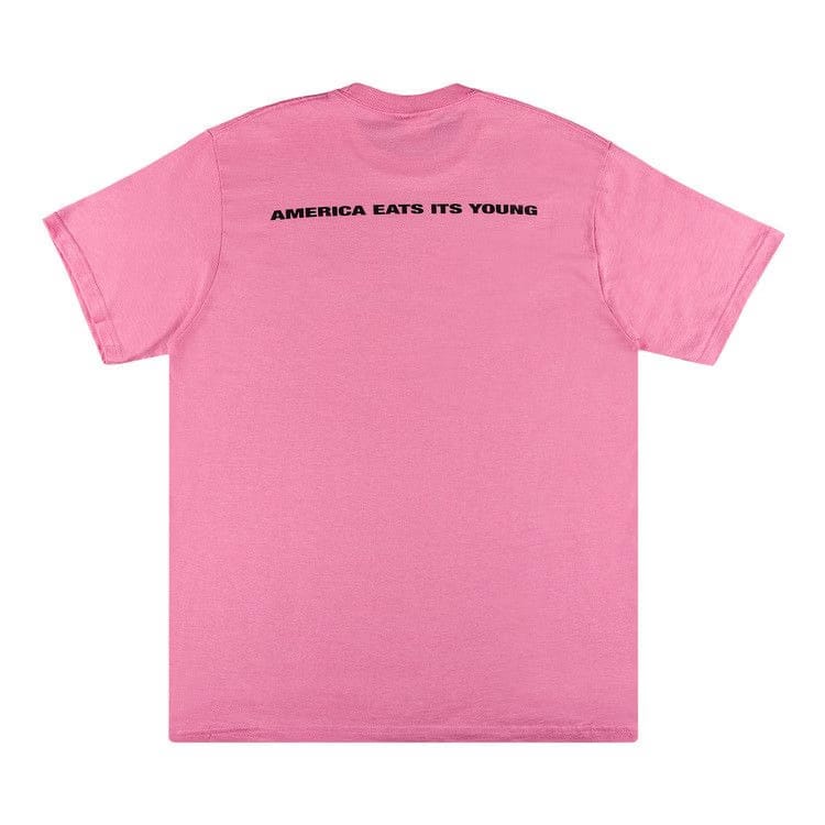 Supreme America Eats Its Young T-Shirt Pink