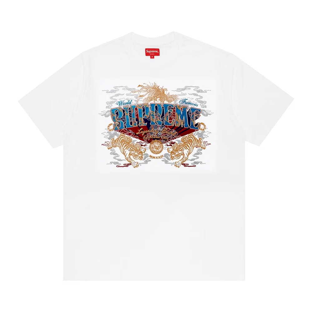 Supreme Legendary Shorts-Sleeve Top White