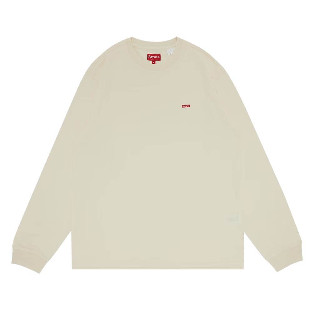 Supreme Small Box Long-Sleeve T-Shirt Natural