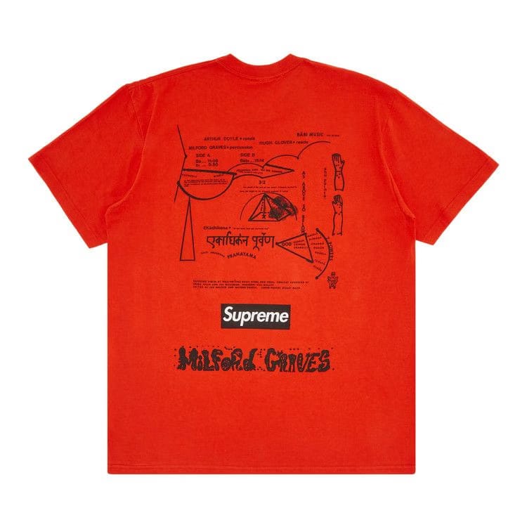 Supreme Milford Graves T-Shirt Tomato