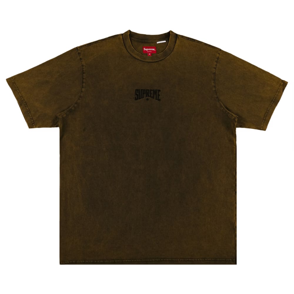 Supreme Acid Wash Shorts-Sleeve Top Rust