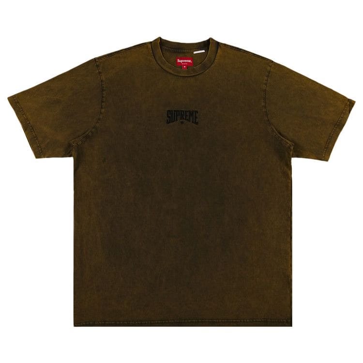 Supreme Acid Wash Shorts-Sleeve Top Rust