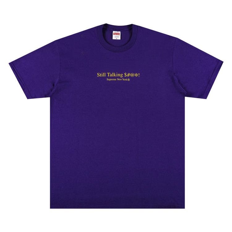 Supreme Still Talking T-Shirt Purple