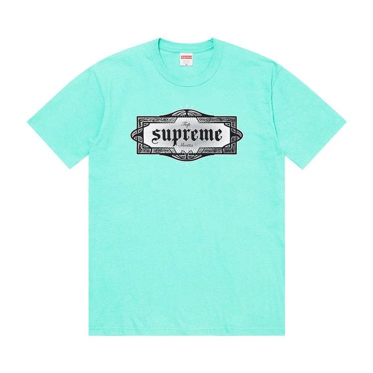 Supreme Top Shotta T-Shirt Teal