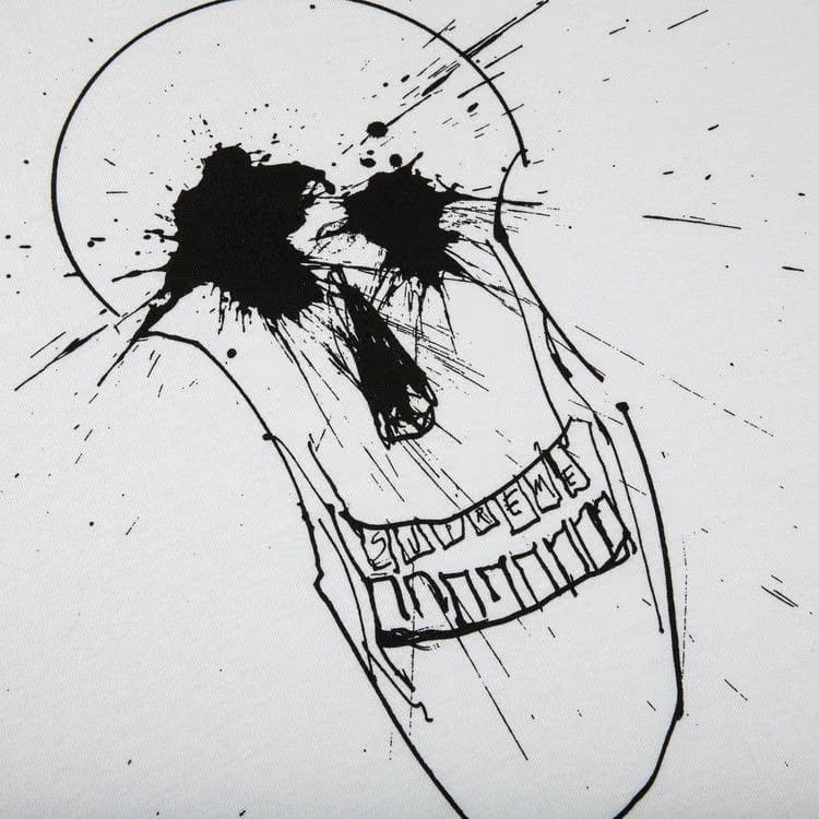Supreme Ralph Steadman Skull T-Shirt White