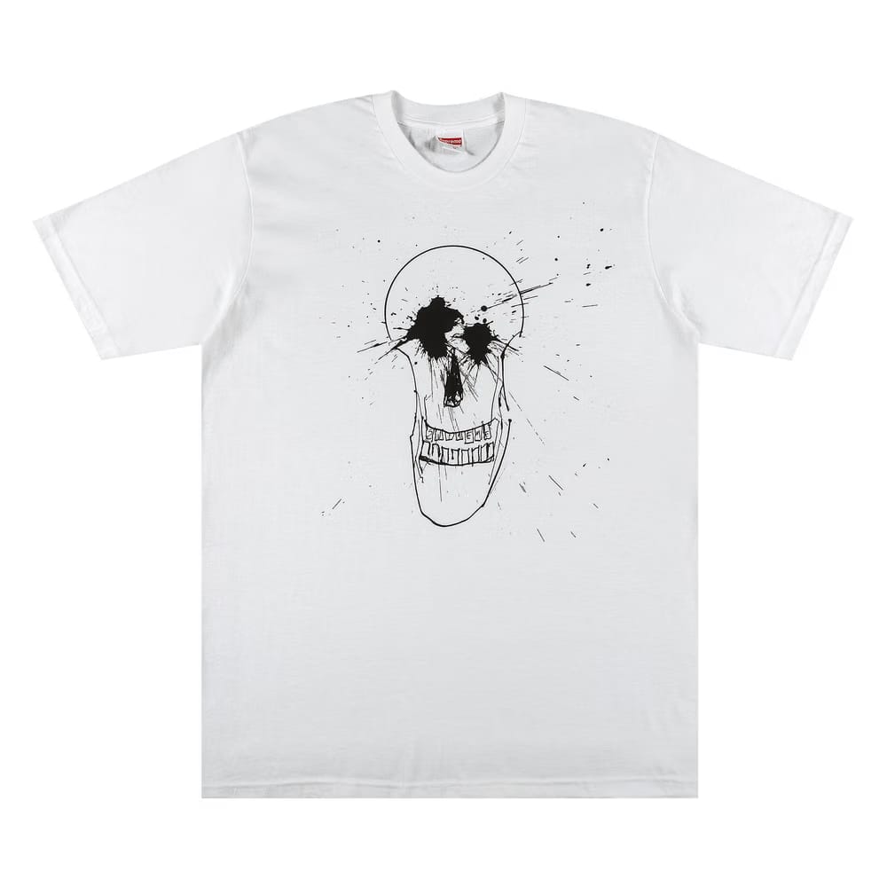 Supreme Ralph Steadman Skull T-Shirt White