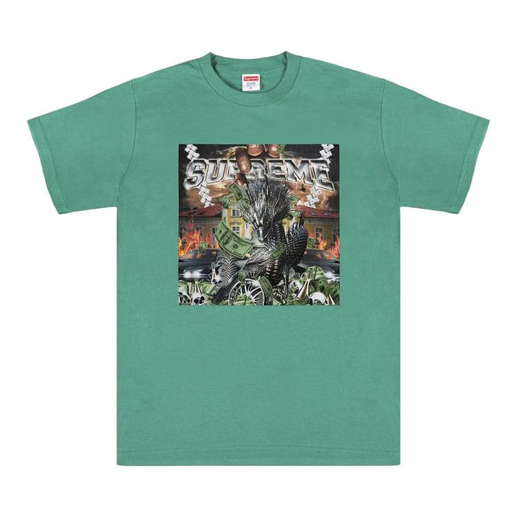 Supreme Dragon T-Shirt Dusty Teal