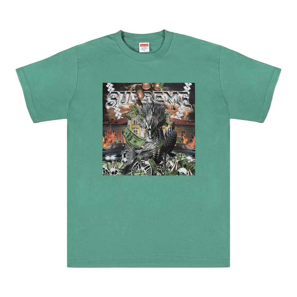 Supreme Dragon T-Shirt Dusty Teal