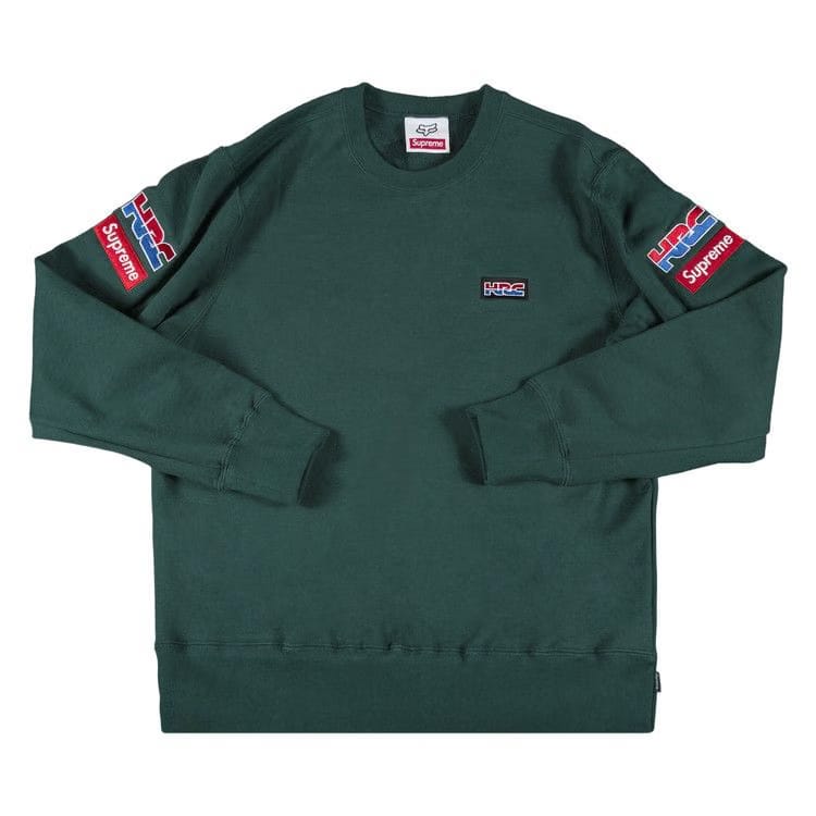 Supreme x Honda Fox Racing Crewneck Green