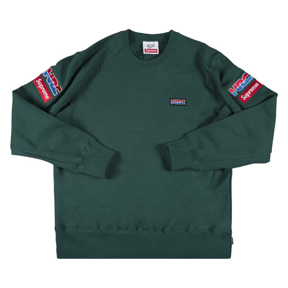 Supreme x Honda Fox Racing Crewneck Green