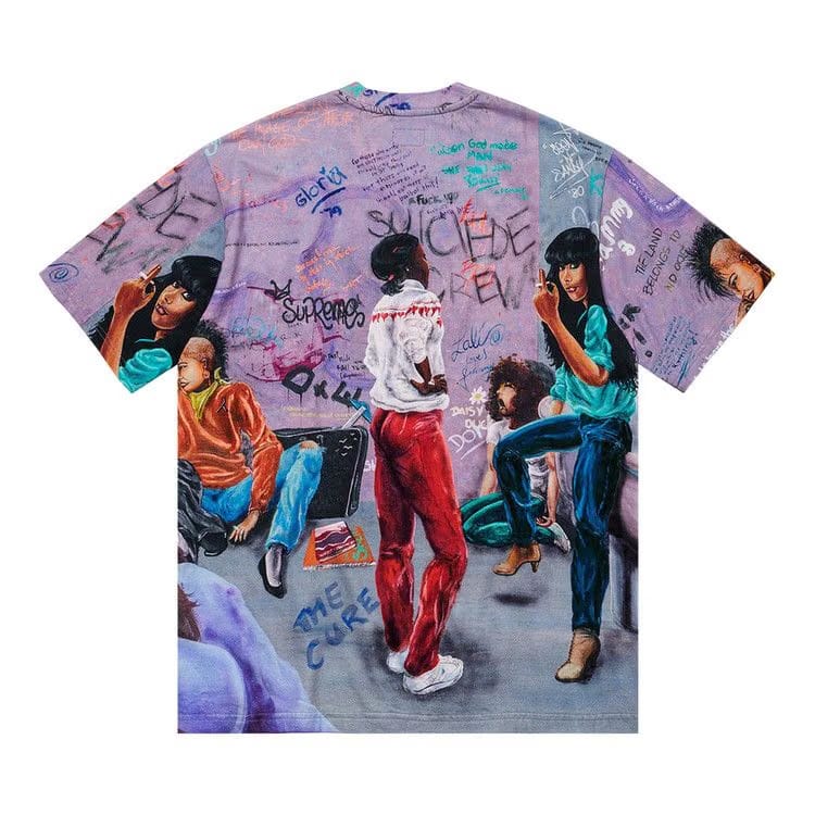 Supreme x Lady Pink Shorts-Sleeve Top Multicolor