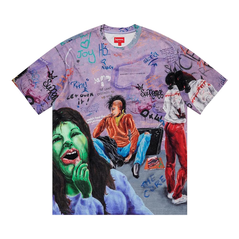 Supreme x Lady Pink Shorts-Sleeve Top Multicolor