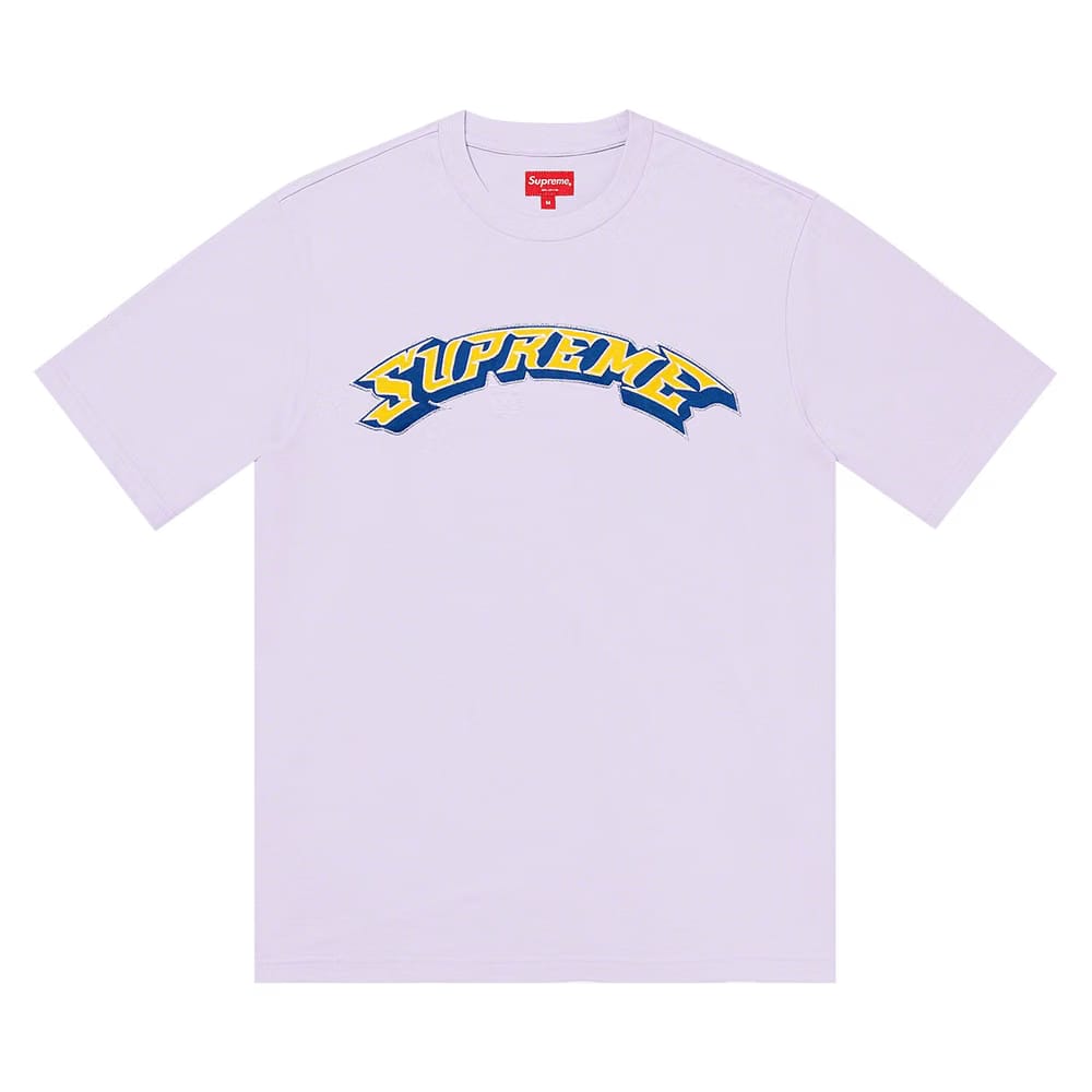 Supreme Appliqué Arc Shorts-Sleeve Top Lavendar