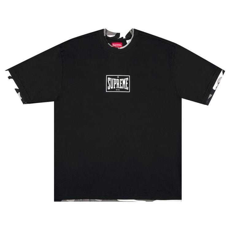 Supreme Layered Shorts-Sleeve Top Black