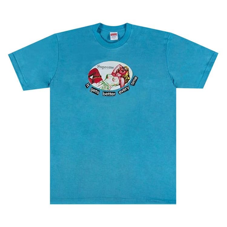 Supreme It Gets Better Every Time T-Shirt Light Slate