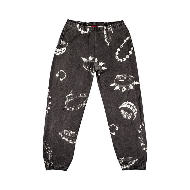 Supreme Studded Collars Sweatpant Black