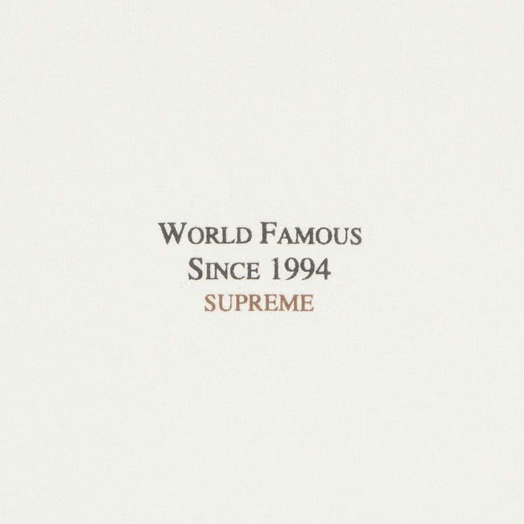 Supreme World Famous Micro Hoodie White