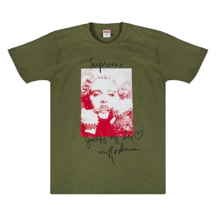 Supreme Madonna T-Shirt Olive