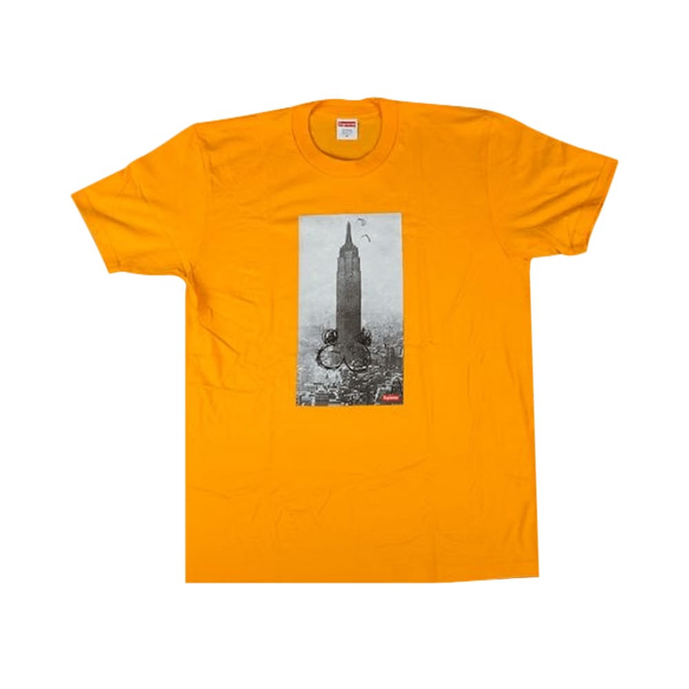 Supreme Mike Kelley The Empire State Building T-Shirt Bright Orange