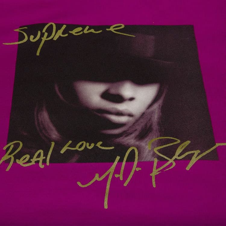 Supreme Mary J. Blige T-Shirt Magenta