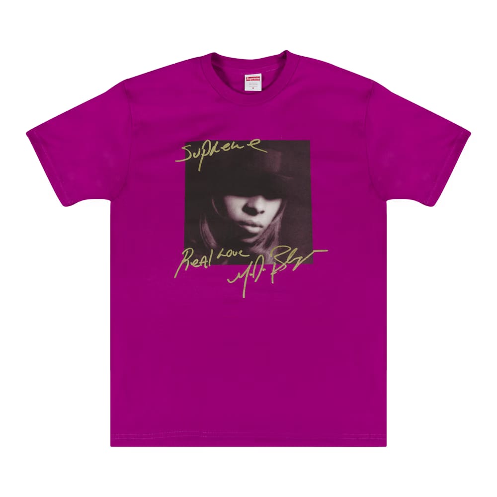 Supreme Mary J. Blige T-Shirt Magenta
