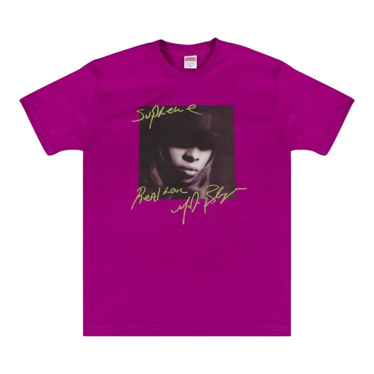 Supreme Mary J. Blige T-Shirt Magenta