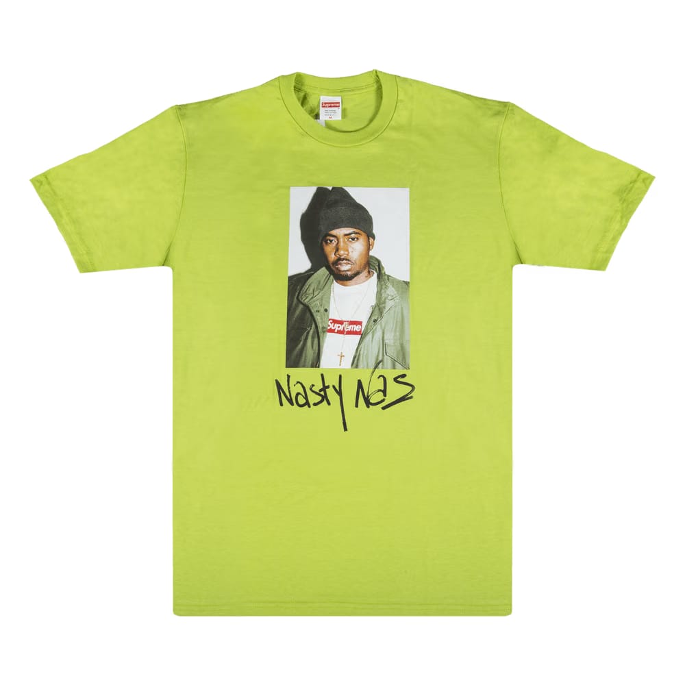 Supreme Nas T-Shirt Lime
