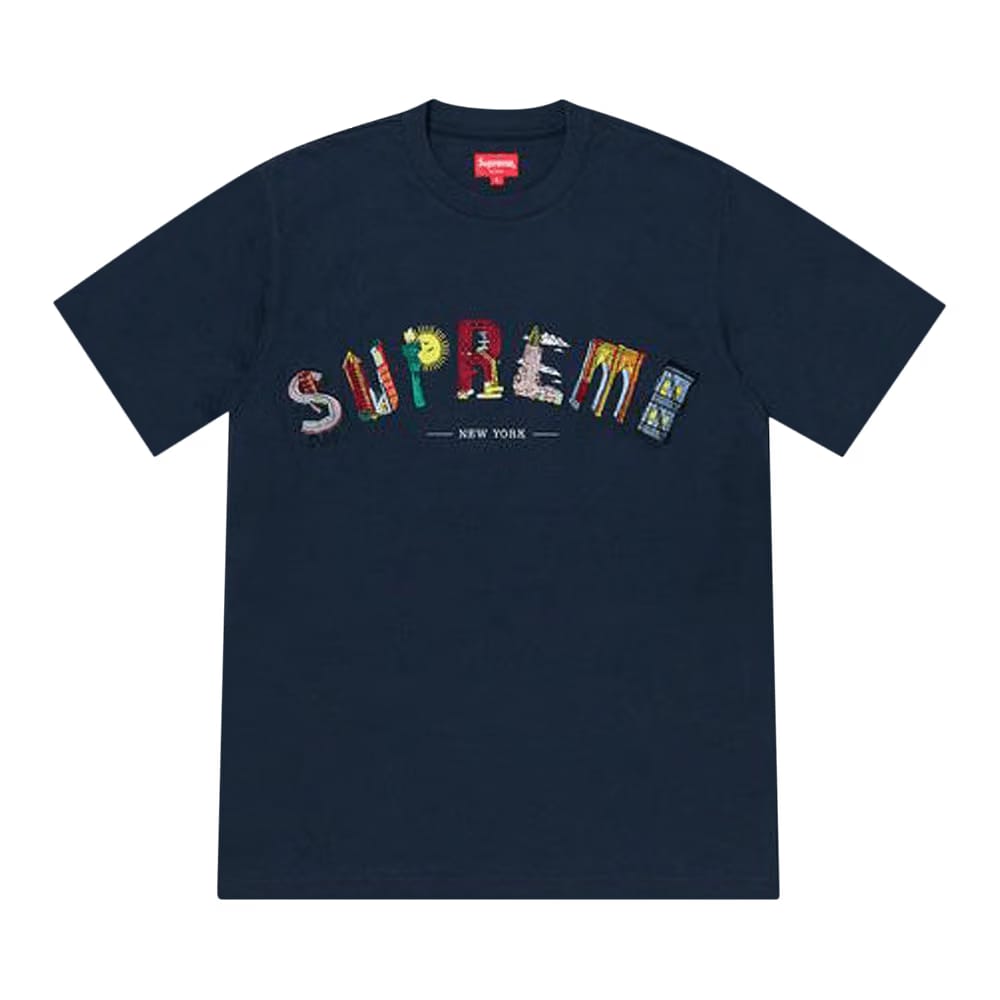 Supreme City Arc T-Shirt Navy