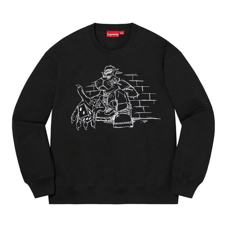 Supreme Dice Crewneck Black