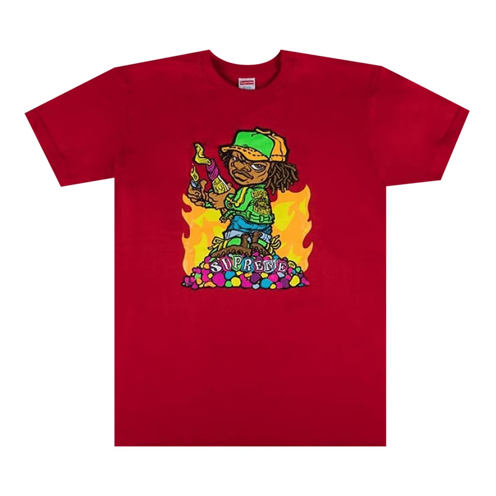 Supreme Molotov Kid T-Shirt Red
