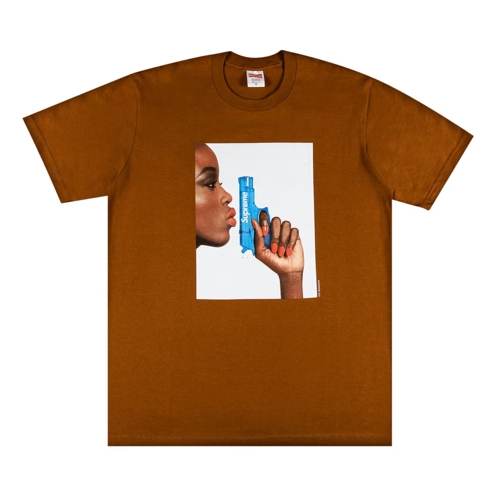 Supreme Water Pistol T-Shirt Brown