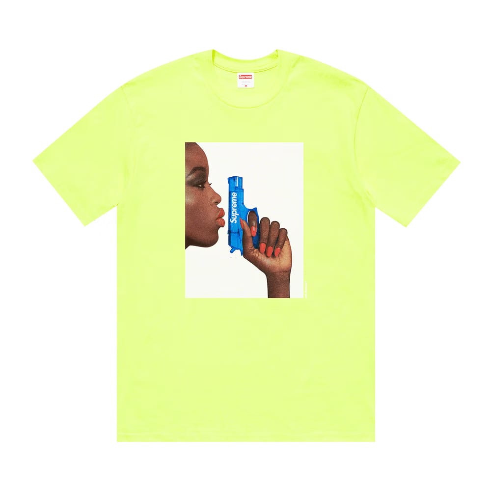 Supreme Water Pistol T-Shirt Bright Yellow