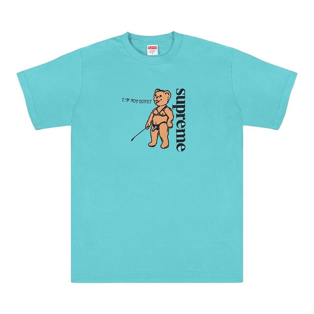 Supreme Not Sorry T-Shirt Light Teal