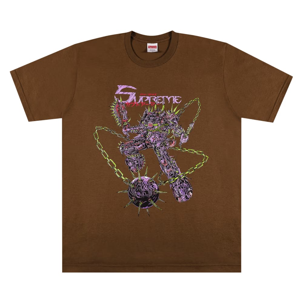 Supreme Spikes T-Shirt Brown