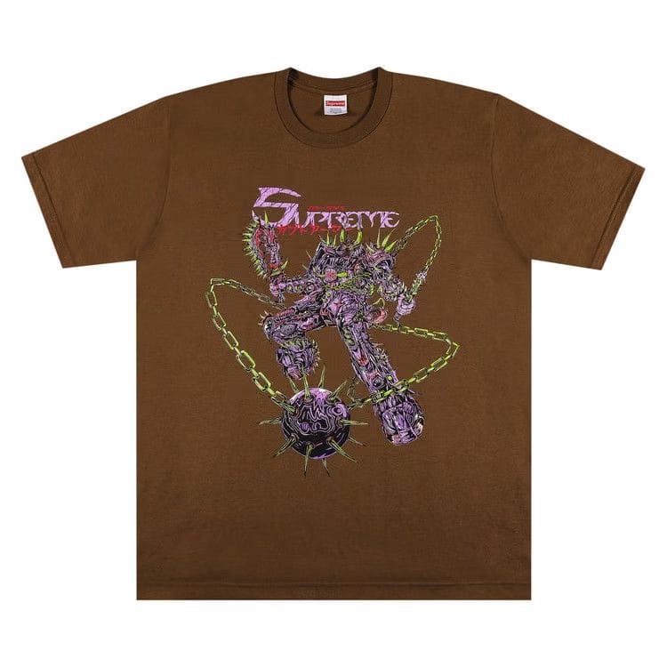 Supreme Spikes T-Shirt Brown