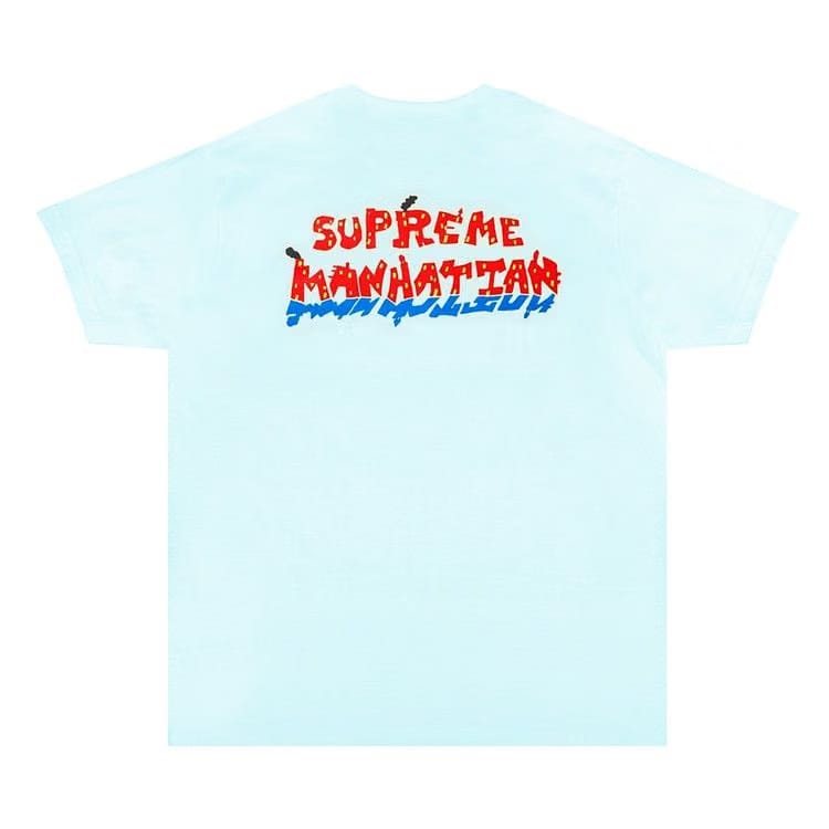 Supreme Manhattan T-Shirt Pale Blue
