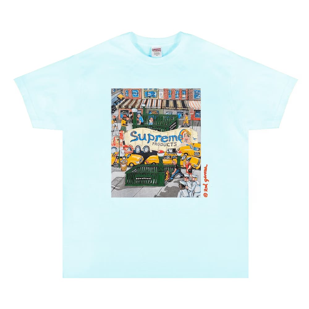 Supreme Manhattan T-Shirt Pale Blue