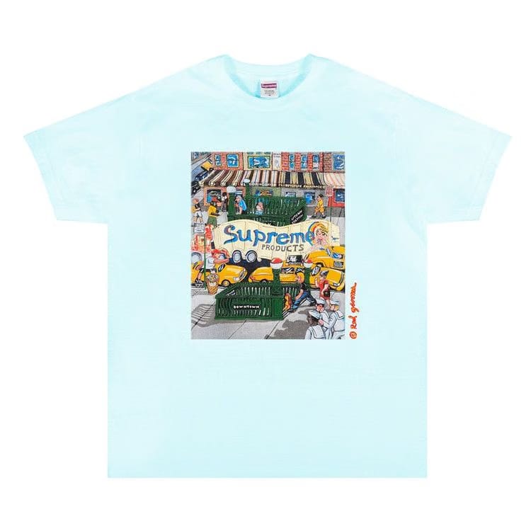 Supreme Manhattan T-Shirt Pale Blue