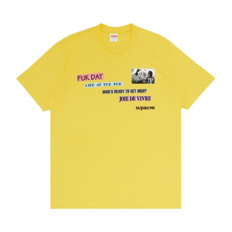 Supreme Joie De Vivre T-Shirt Yellow