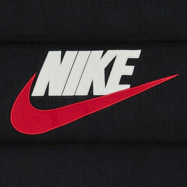 Supreme x Nike Denim Puffer Vest Black
