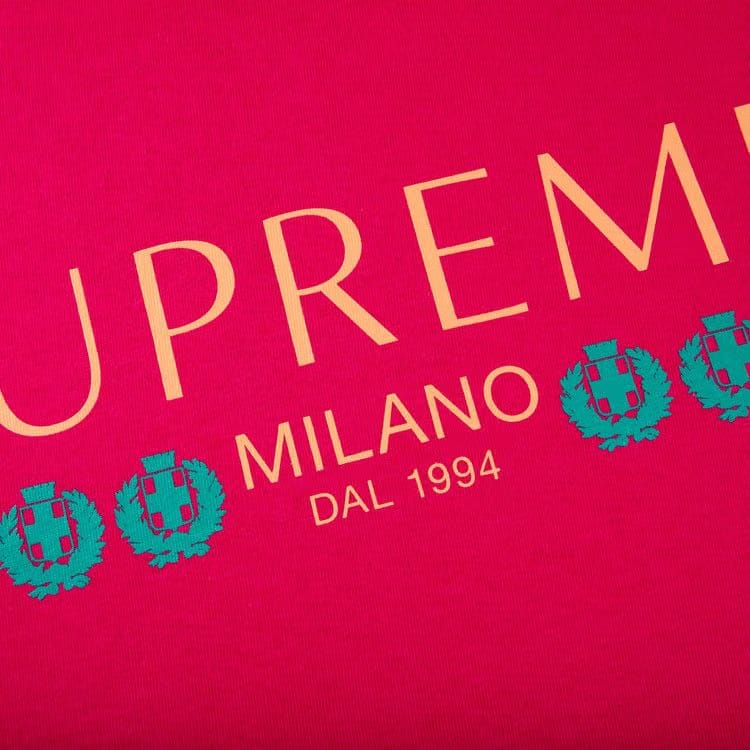 Supreme Milano T-Shirt Pink