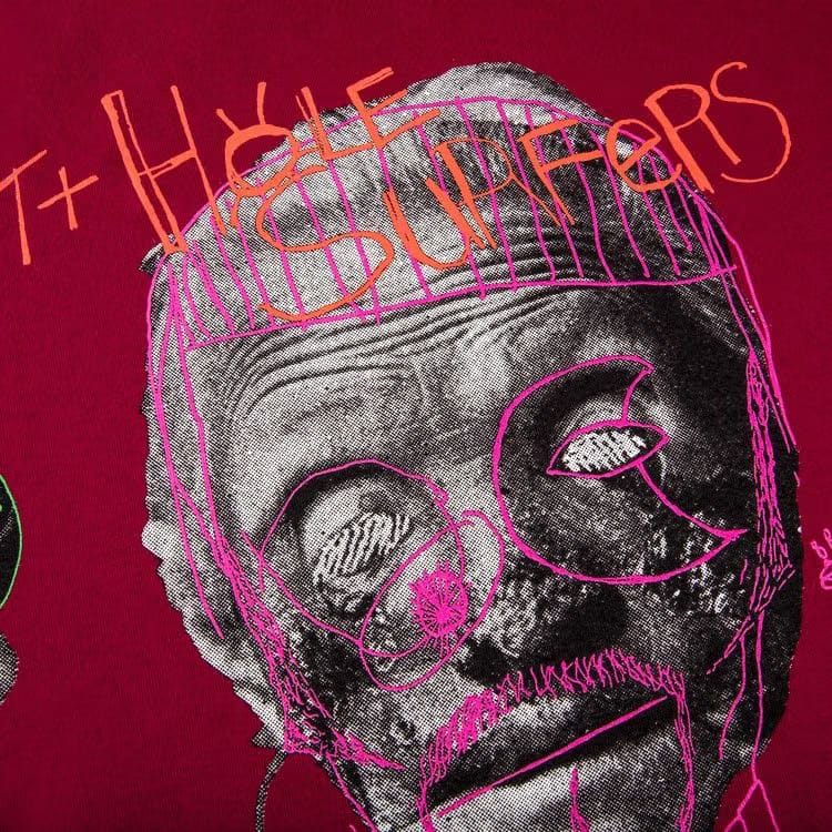 Supreme x Butthole Surfers Psychic T-Shirt Dark Magenta