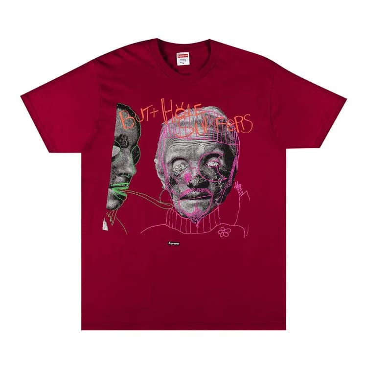 Supreme x Butthole Surfers Psychic T-Shirt Dark Magenta